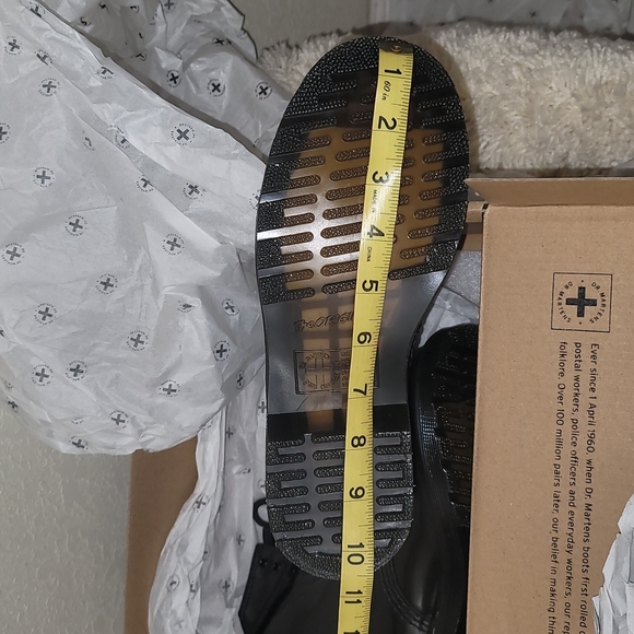 Dr. Martens Black Silver Arcadia Boots - Picture 15 of 16